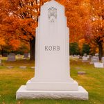 KORB MONUMENT IN FALL
